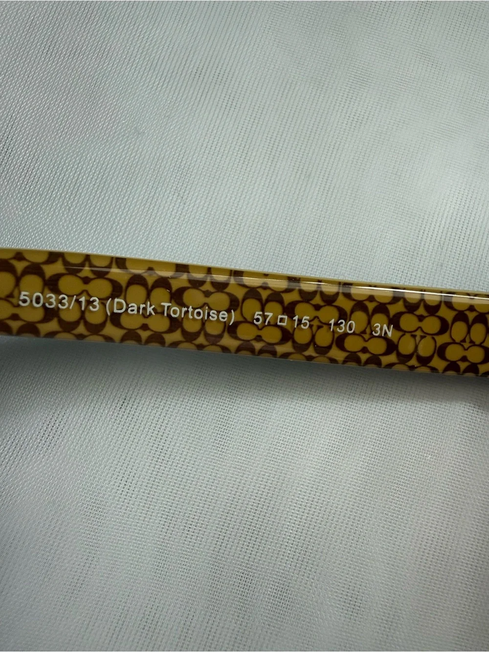 Coach HC8016 Ciara Eyeglass Frames 5033/13 Dark Tortoise 57-15 w/ Rx Lenses
